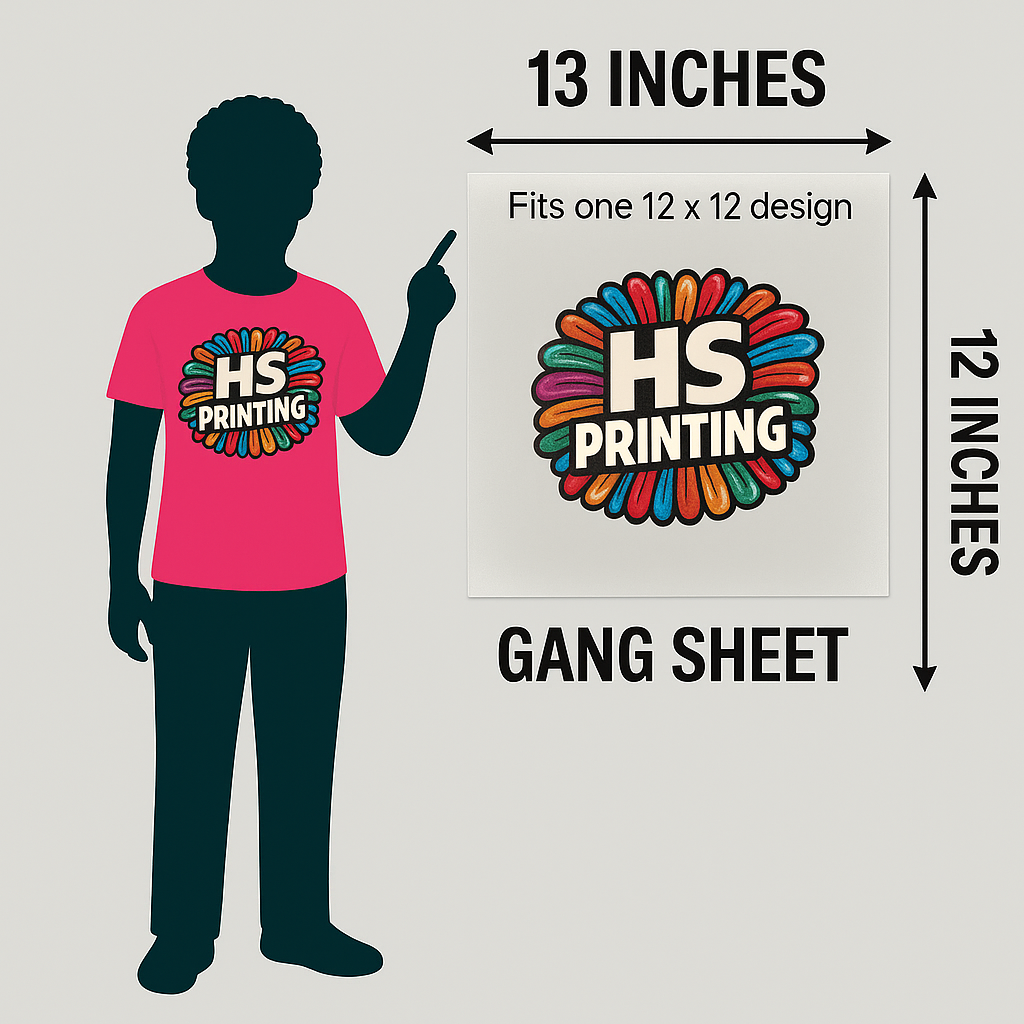 13" DTF GANG SHEET