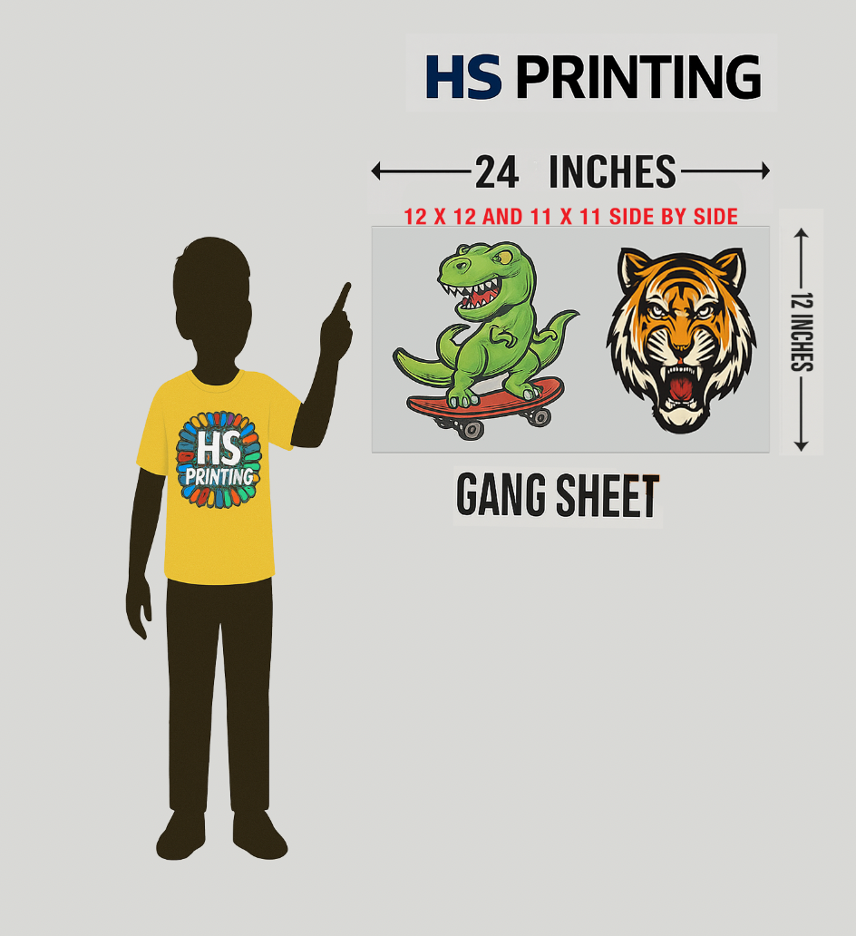 24" DTF GANG SHEET