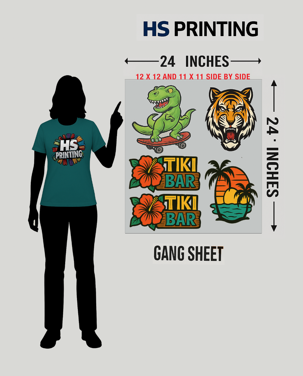 24" DTF GANG SHEET