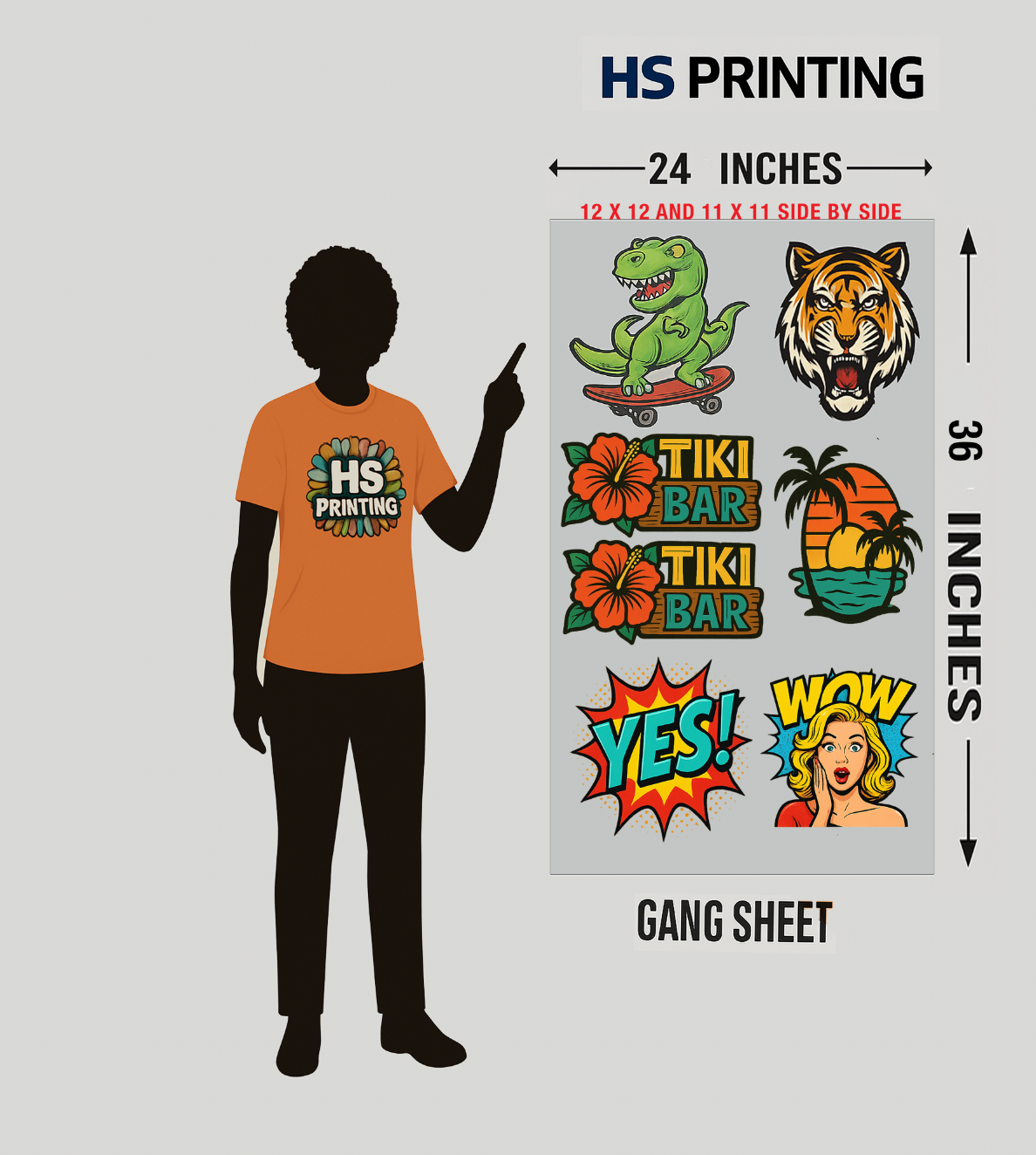 24" DTF GANG SHEET