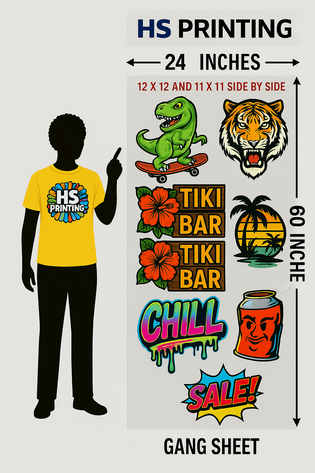 24" DTF GANG SHEET
