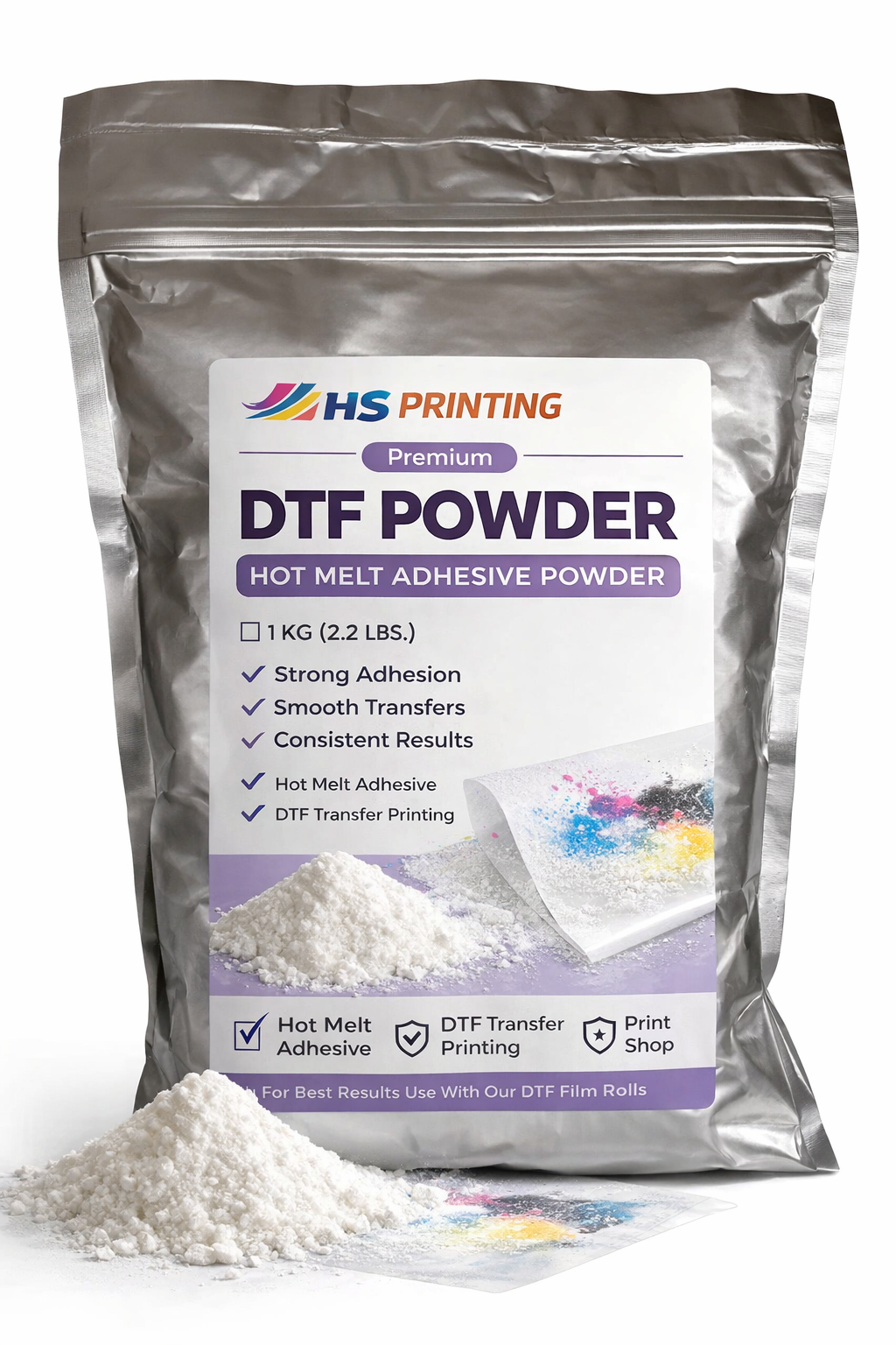 Premium DTF Powder 1KG – Hot Melt Adhesive Powder