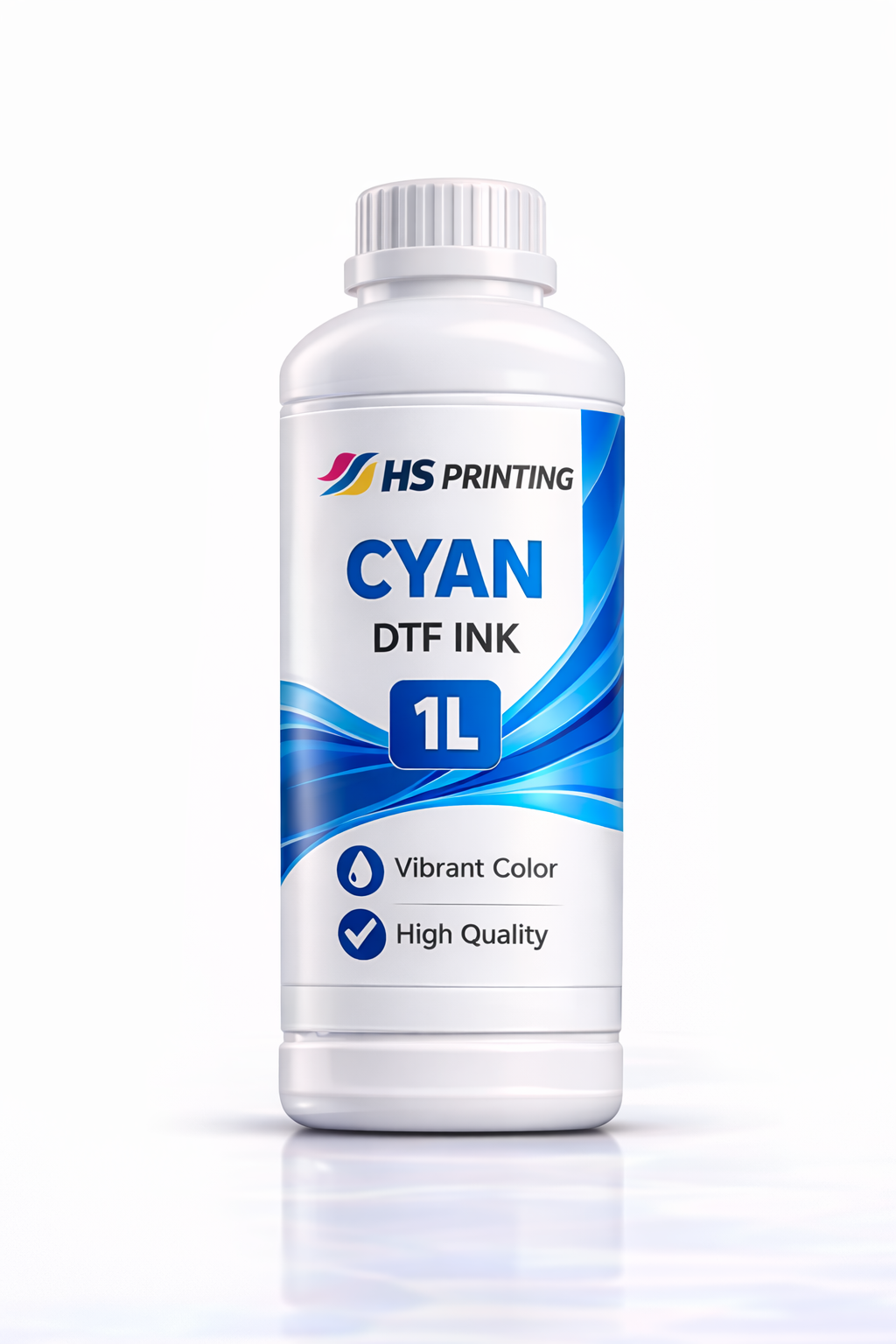Premium DTF Ink 1L – CMYK & White