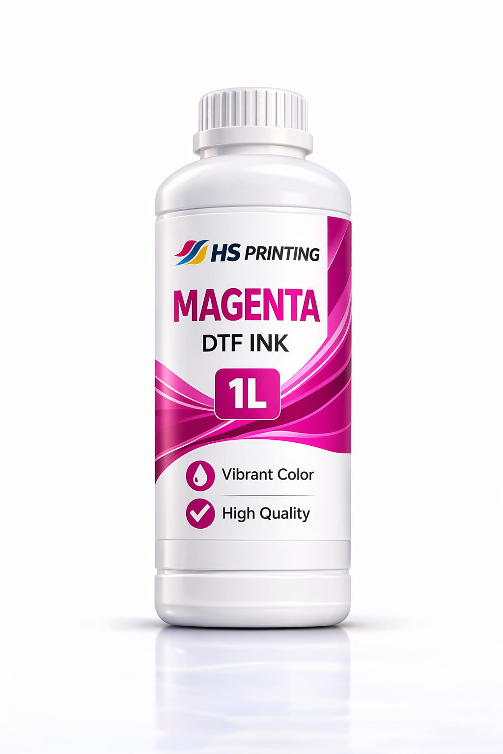 Premium DTF Ink 1L – CMYK & White