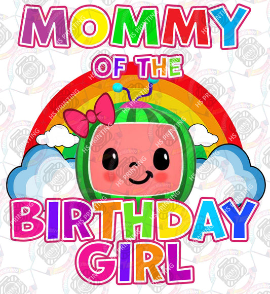 Mommy of the Birthday Girl DTF PNG – Instant Digital Download